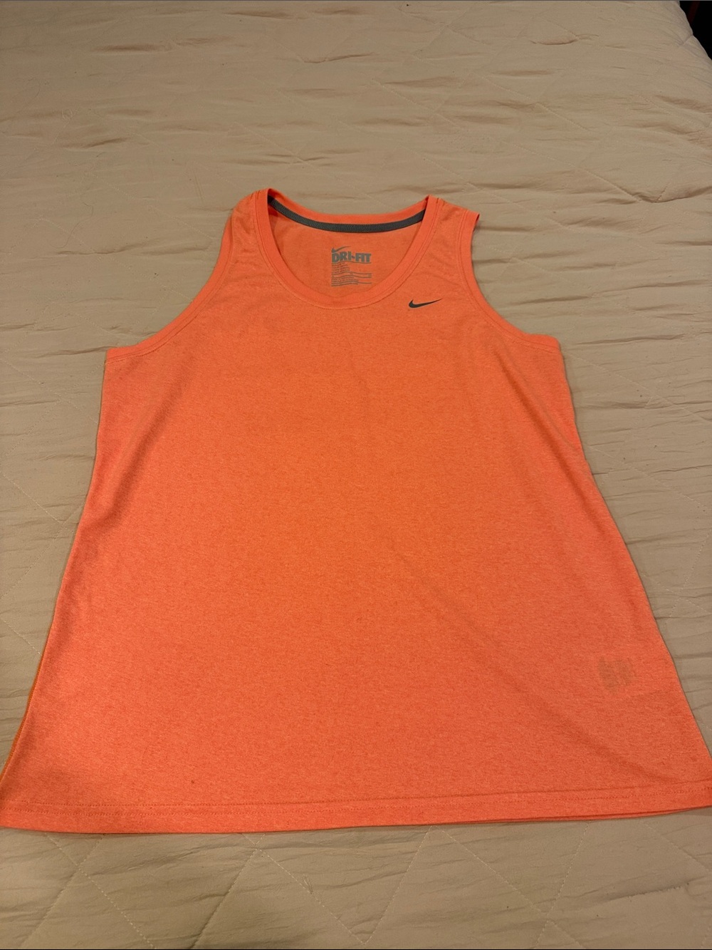 Nike Orange Performance Dri-FIT Tank Top